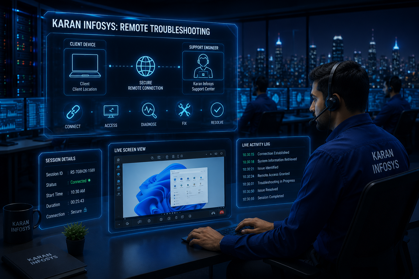 Remote Troubleshooting